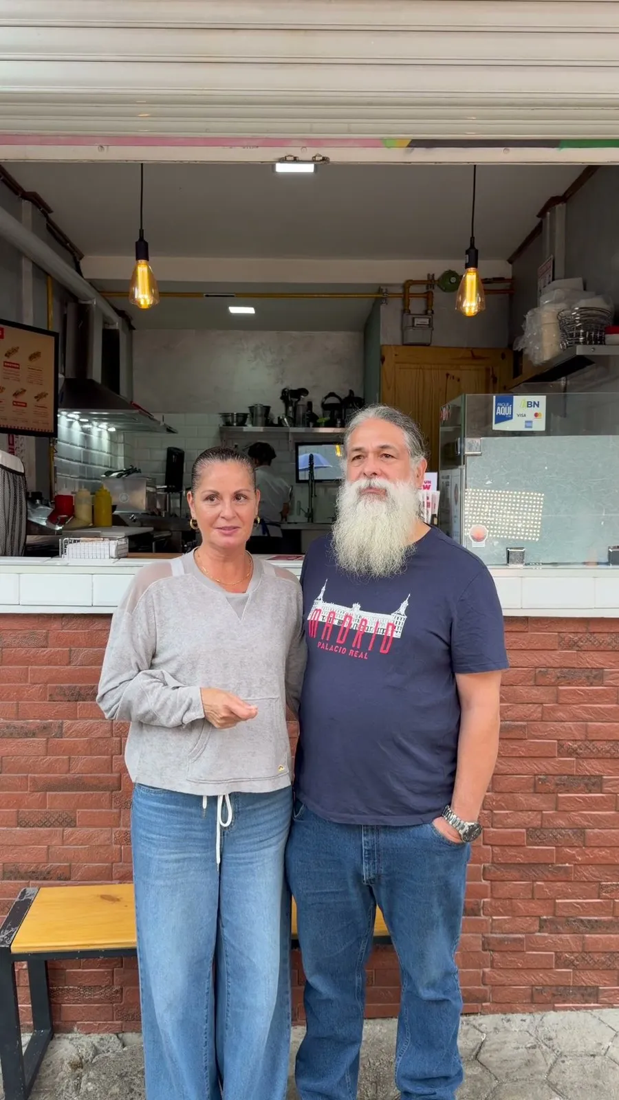 Don Diego and Marcia at the window