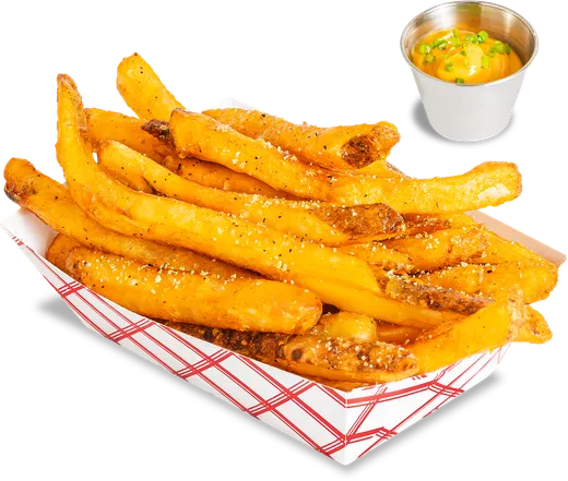 Cheddar fries